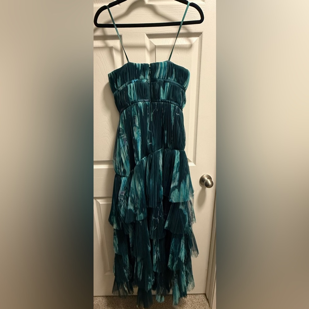 Hutch - Lanza Gown in Teal Breezy Bloom - NWT - Size 2 - Picture 12 of 13